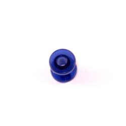 Acryl-Flesh-Tunnel blau 6mm