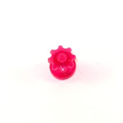 Acryl-Flesh-Tunnel pink-Zacken 6mm
