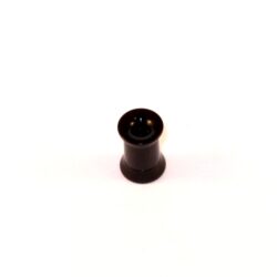 Acryl-Flesh-Tunnel schwarz 6mm
