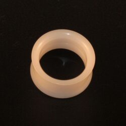 Acryl-Flesh-Tunnel weiss 22mm