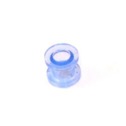 Acryl-Flesh-Tunnel hellblau-transparent 8mm