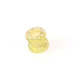 Acryl-Flesh-Tunnel hellgrün-transparent 8mm