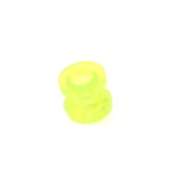Acryl-Flesh-Tunnel hellgrün-transparent 8mm