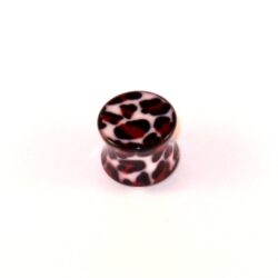 Acryl-Plug Leopardenmuster 14mm