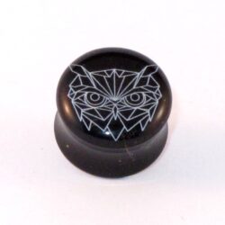 Acryl-Plug Plug-Eule 16mm