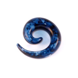 Acryl-Spiral-Expander-Muster blau 10mm
