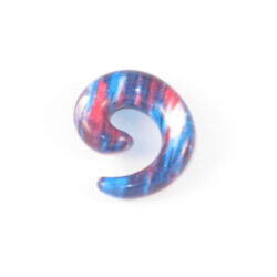 Acryl-Spiral-Expander-Muster306 bunt 8mm