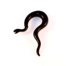 Acryl-Spiral-Expander Schlange-schwarz 4mm