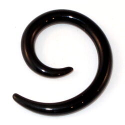 Acryl-Spiral-Expander schwarz 3.5mm