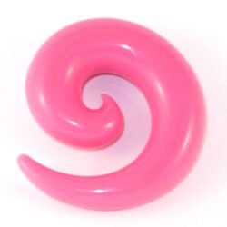 Acryl-Spiral-Expander rosa 12mm