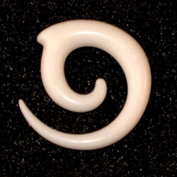 Acryl-Spiral-Expander weiss2 6mm