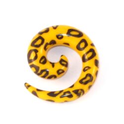 Acryl-Spiral-Expander-Leopard 8mm