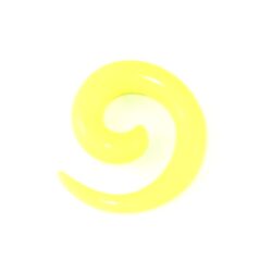 Acryl-Spiral-Expander neon-gelb 6mm