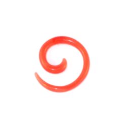 Acryl-Spiral-Expander transparent-rot 3mm