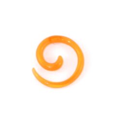 Acryl-Spiral-Expander transparent-orange 3mm