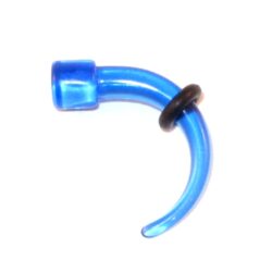 Acryl-Spiral-Expander transparent-blau 4mm
