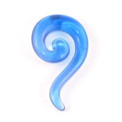 Acryl-Spiral-Expander transparent-blau 8mm