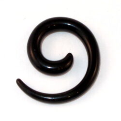 Acryl-Spiral-Expander schwarz 4mm