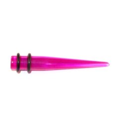Acryl-Straight-Expander violett-transparent 6mm
