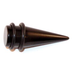 Acryl-Straight-Expander schwarz 16mm