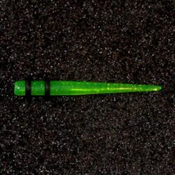 Acryl-Straight-Expander grün-transparent 4mm