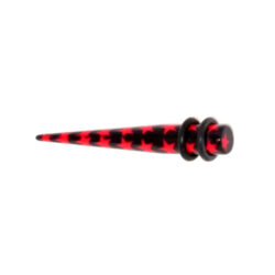 Acryl-Straight-Expander mit Sternmuster 6mm