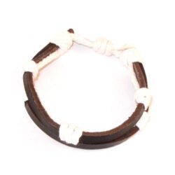 Arm-Schmuck 7 Armband aus Leder & Baumwolle