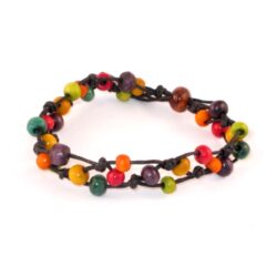 Arm-Schmuck 223 Armband aus Holzperlen