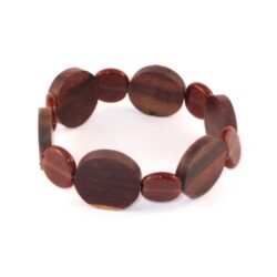 Arm-Schmuck 257 Armband aus Holz & Steinperlen