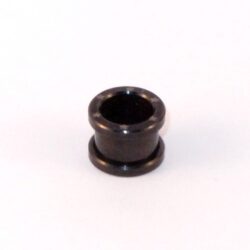 Black-Steel-Flesh-Tunnel25 Sterne 10mm