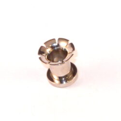 Chirurgenstahl-Flesh-Tunnel Blume 8mm