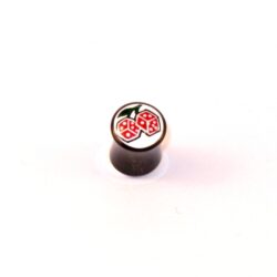 Organic-Plug Kirschen-Würfel 8mm