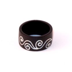 Holz Ring Spiral1 18mm