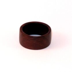 Holz Ring Blank dunkelbraun3 16mm
