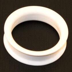 Silikon-Flesh-Tunnel weiss 40mm