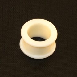 Silikon-Flesh-Tunnel weiss 16mm